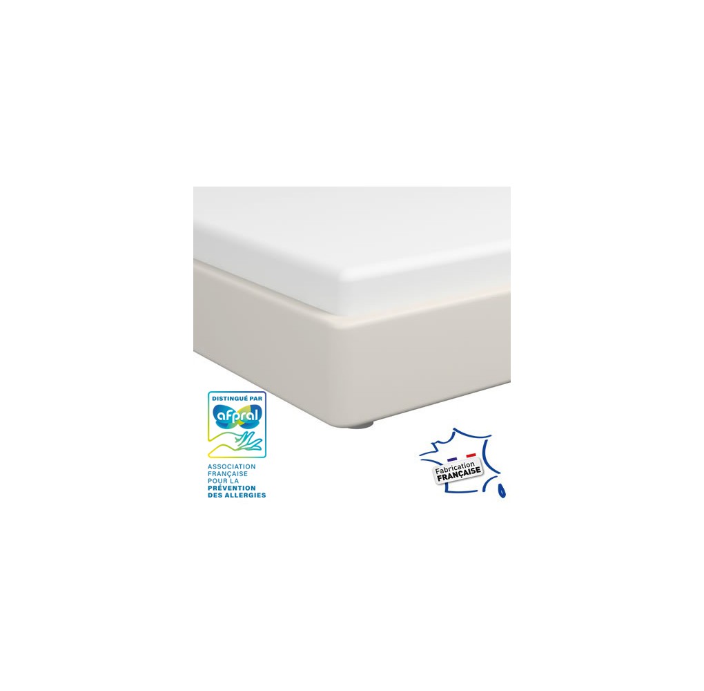 HOUSSE POUR MATELAS SANILUXE ANTI-ACARIEN BLANCHE