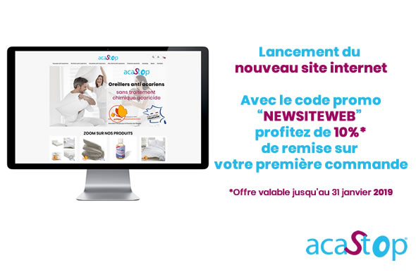 Lancement du nouveau site internet www.acastop.fr et offre promotionnelle de lancement