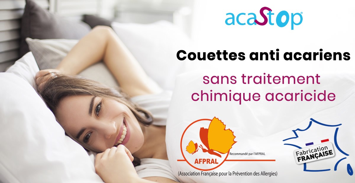 Couettes anti acariens